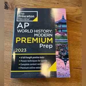 Princeton: AP World History test prep book